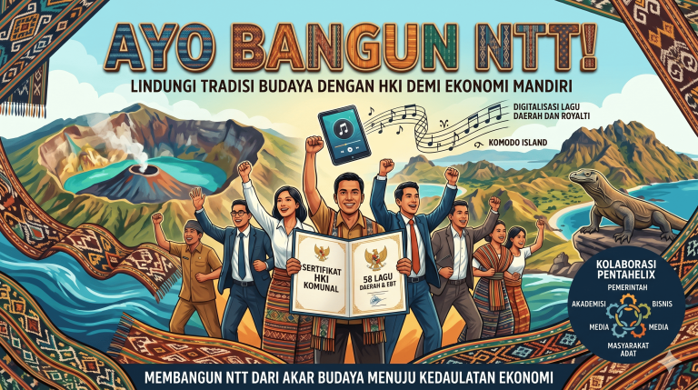 Ayo Bangun NTT: Lindungi Tradisi Budaya dengan HKI demi Ekonomi Mandiri